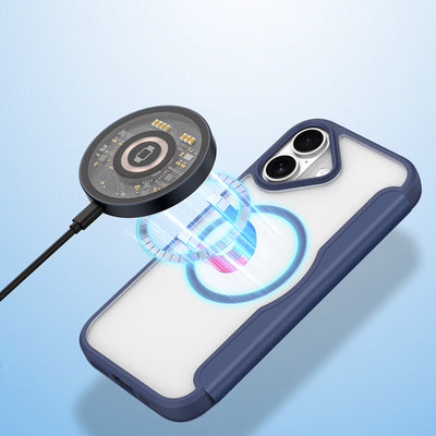 Dux Ducis Skin X Pro iPhone 17 Case with Wallet, MagSafe Compatible - Blue