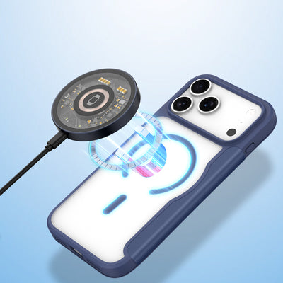 Dux Ducis Skin X Pro iPhone 17 Pro Max Case with Wallet, MagSafe Compatible - Blue