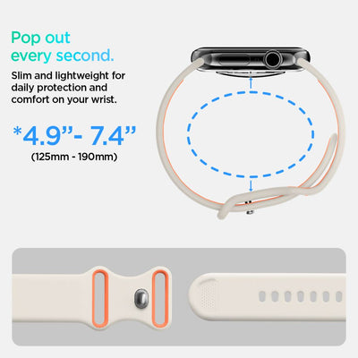 Spigen Nano Pop Strap for Apple Watch 40/41/42 mm - Beige