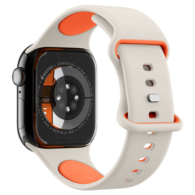 Spigen Nano Pop Strap for Apple Watch 44/45/46/49 mm - Beige-Orange