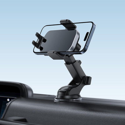 Acefast D53 Car Mount with Wireless Charger for Dashboard with Automatic Clamp - Black