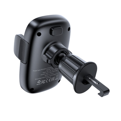 Acefast D48 Car Air Vent Mount with Wireless Charger - Black