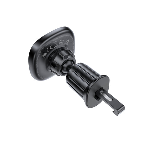 Acefast D46 Magnetic Air Vent Mount with Wireless Charger - Black