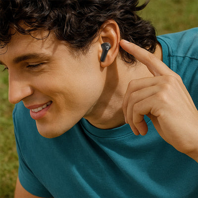 Acefast W4 TWS wireless in-ear headphones with phone stand function - black
