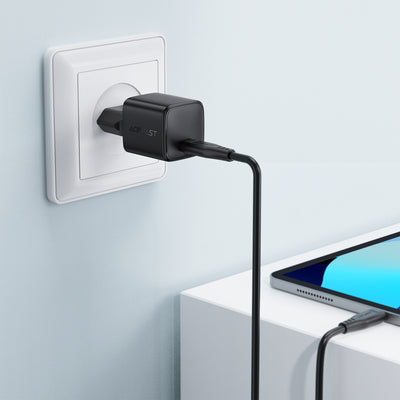Acefast A118 GaN PD 30W USB-C Wall Charger - Black