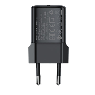 Acefast A117 GaN PD 20W USB-C Wall Charger - Black
