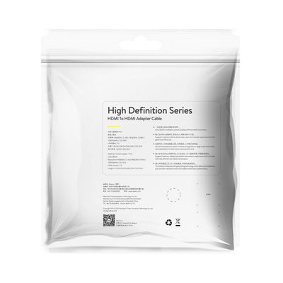 Baseus High Definition HDMI - HDMI cable 5m HDR HDMI 2.0 - black