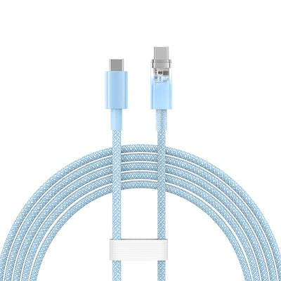Baseus Explorer 100W USB-C - USB-C Cable with Intelligent Temperature Sensor 2m - Blue