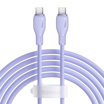 Baseus Pudding 100W USB-C - USB-C Cable 2m - Purple