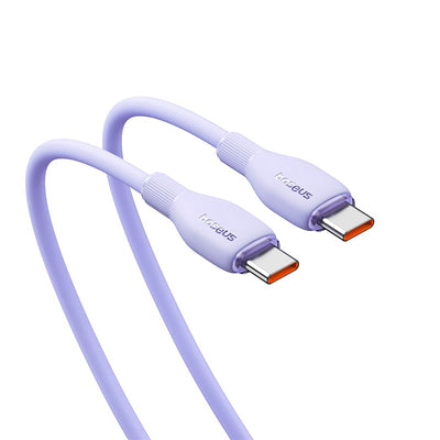 Baseus Pudding 100W USB-C - USB-C Cable 2m - Purple