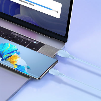 Baseus Pudding 100W USB-A - USB-C Cable 2m - Blue