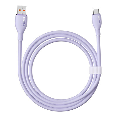 Baseus Pudding 100W USB-A - USB-C Cable 2m - Purple