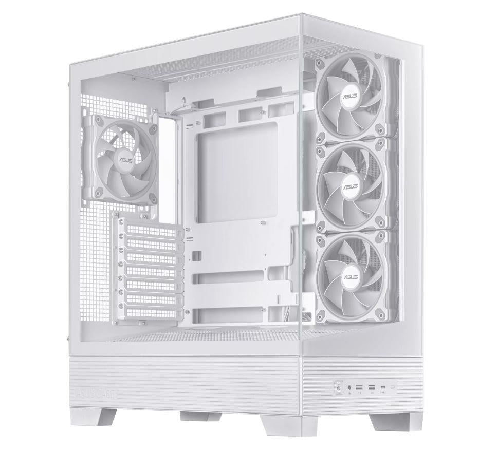 Case ASUS ASUS A31 PLUS Case MidiTower Case product features Transparent panel ATX BTX MicroATX MiniITX Colour White A31PLUSTGARGBWHITE