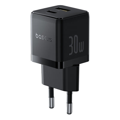 Baseus Palm 30W USB-C USB-A Wall Charger - Black