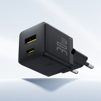 Baseus Palm 30W USB-C USB-A Wall Charger - Black