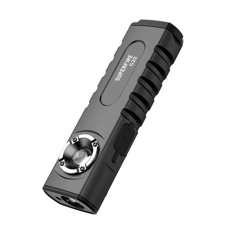 Multifunction Flashlight SuperFire G20, 470lm, USB - Product Image 1