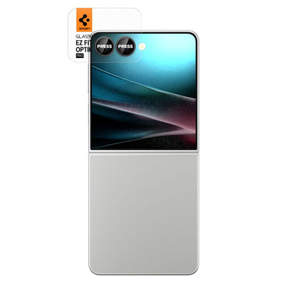 Spigen Optik Pro HD Glas.TR EZ Fit 2-pack Camera Protector for Samsung Galaxy Z Flip 7 - Black