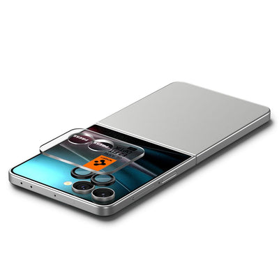Spigen Optik Pro HD Glas.TR EZ Fit 2-pack Camera Protector for Samsung Galaxy Z Flip 7 - Black