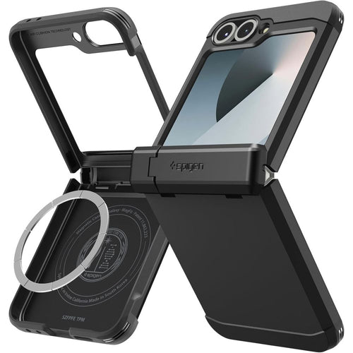 Spigen Tough Armor Pro Mag MagSafe Case for Samsung Galaxy Z Flip 6 / 7 FE - Black