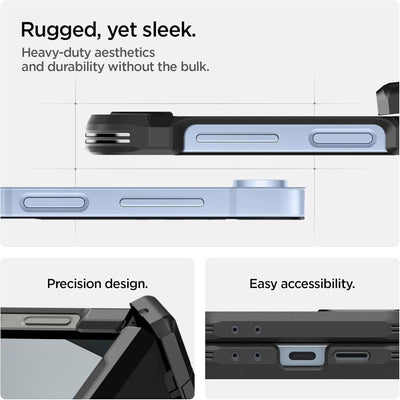 Spigen Tough Armor Pro Mag MagSafe Case for Samsung Galaxy Z Flip 6 / 7 FE - Black