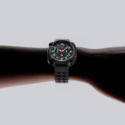 Spigen Rugged Armor Case for Samsung Galaxy Watch 8 Classic 46mm - Matte Black
