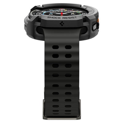 Spigen Rugged Armor Case for Samsung Galaxy Watch 8 Classic 46mm - Matte Black