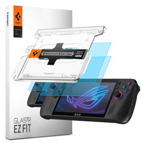 Spigen Glas.TR EZ Fit 2-pack Tempered Glass for Asus Rog Ally X - Transparent