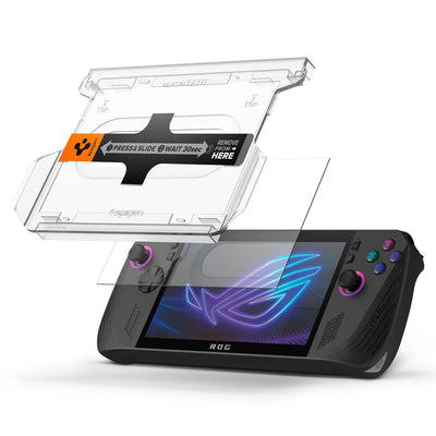 Spigen Glas.TR EZ Fit 2-pack Tempered Glass for Asus Rog Ally X - Transparent