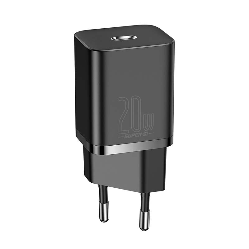 Baseus Super Si Quick Charger 1C 20W with USB-C cable for Lightning 1m (black) - Product Image 5