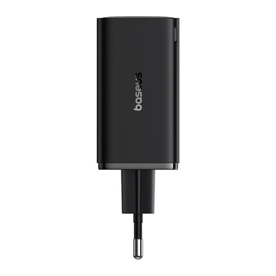 Baseus GaN6 Pro Charger 65W 2 x USB-C 2 x USB-A with Black USB-C Cable 100W 1m - Black