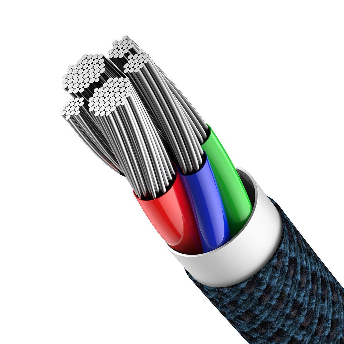 Baseus High Density Braided Cable Type-C to Lightning, PD, 20W, 1m (blue) - Product Image 5
