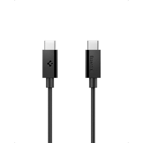 Spigen EB6020CC 60W Cable + USB-C / USB-C Cable 200 cm - Black