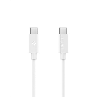 Spigen EB6020CC 60W Cable + USB-C / USB-C Cable 200 cm - White