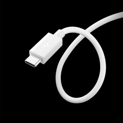 Spigen EB6020CC 60W Cable + USB-C / USB-C Cable 200 cm - White