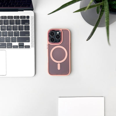Fashion Case compatible with MagSafe for iPhone 17 Pro - pink — Hurtel