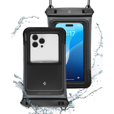 Spigen A611P 2-pack waterproof case - matte black
