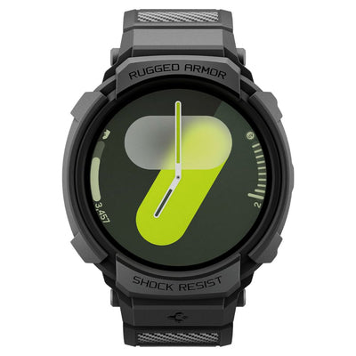 Spigen Rugged Armor Pro Strap for Samsung Galaxy Watch 8 44mm - Matte Black