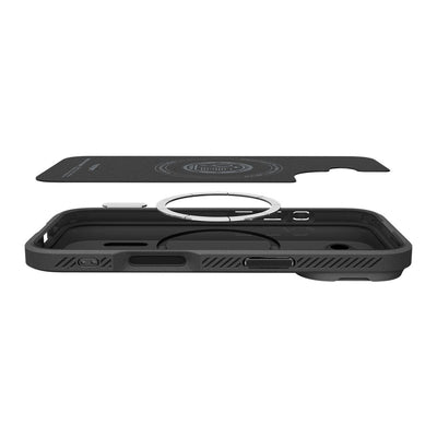 Spigen Optik Armor MagSafe case for iPhone 17 - black