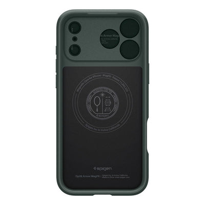 Spigen Optik Armor MagSafe Case for iPhone 17 Pro - Green