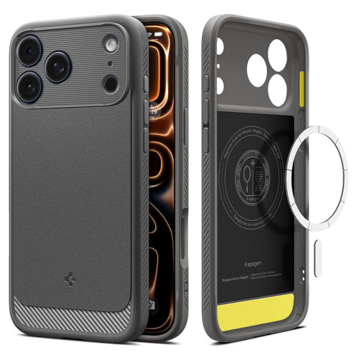 Spigen Rugged Armor Mag MagSafe Case for iPhone 17 Pro - Gray