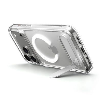 Spigen Ultra Hybrid "S" MagSafe Case for iPhone 17 Pro Max - Clear and White
