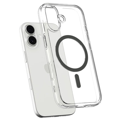 Spigen Ultra Hybrid MagSafe Case for iPhone 17 - Clear Gray