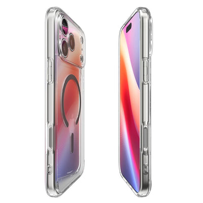 Spigen Ultra Hybrid MagSafe Case for iPhone 17 Pro Max - Clear Gray