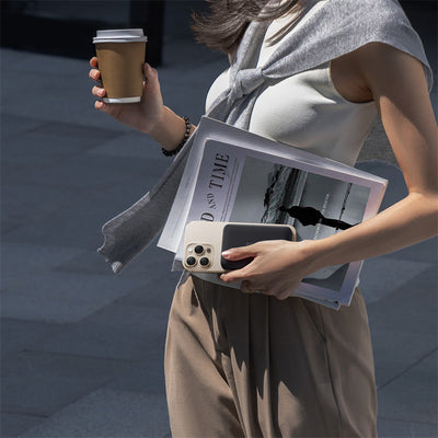 Baseus EnerFill FM11 Ultra-Mini 10000mAh 22.5W MagSafe Compatible Power Bank with Baseus Simple USB-C 20V/3A 30cm Cable - Bla