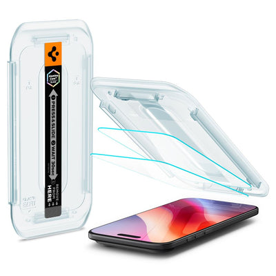 Spigen Glas.TR EZ Fit 2-pack tempered glass for iPhone 17 Air - transparent