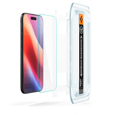 Spigen Glas.TR EZ Fit 2-pack tempered glass for iPhone 17 Air - transparent