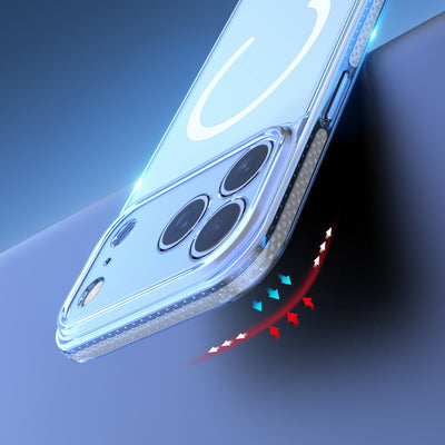 Dux Ducis Clin Mag Case for iPhone 17 Pro Max Compatible with MagSafe - Transparent