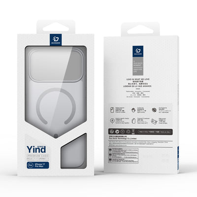 Dux Ducis Yind iPhone 17 Pro Case Compatible with MagSafe - Gray
