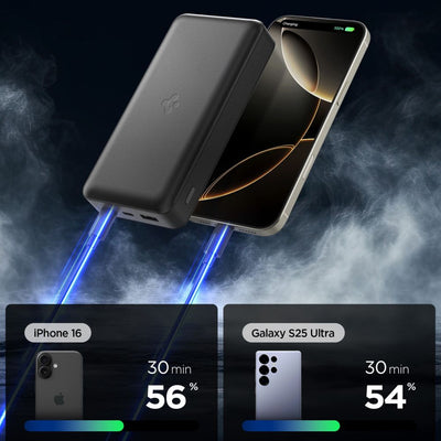 Spigen EA3030 30000mAh 30W Power Bank - Black