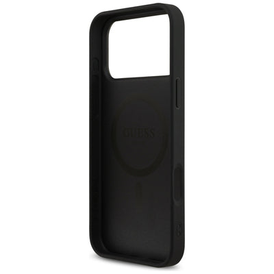 Guess 4G Printed Stripes MagSafe case for iPhone 17 Pro Max - black